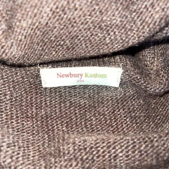 Newbury Kustom Chestnut Turtleneck Tunic Sz M/L - Picture 5 of 6